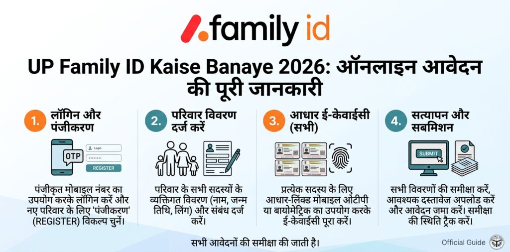 UP Family ID Kaise Banaye 2026: ऑनलाइन आवेदन की पूरी जानकारी